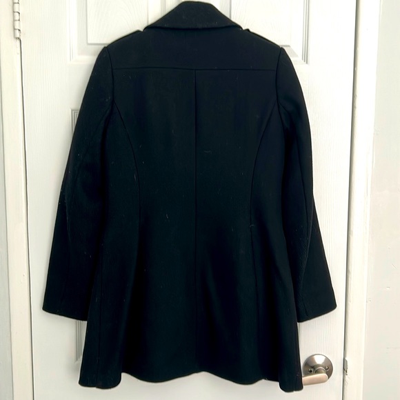 FCUK Wool and Lambskin Coat - Picture 2 of 3